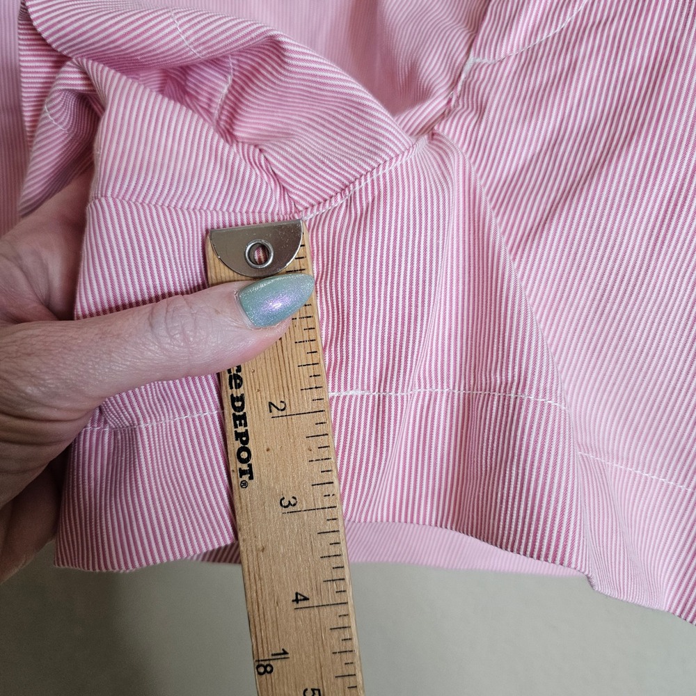 NWOT Polo Ralph Lauren pink and White Striped Shorts Womens 12 - Picture 8 of 13
